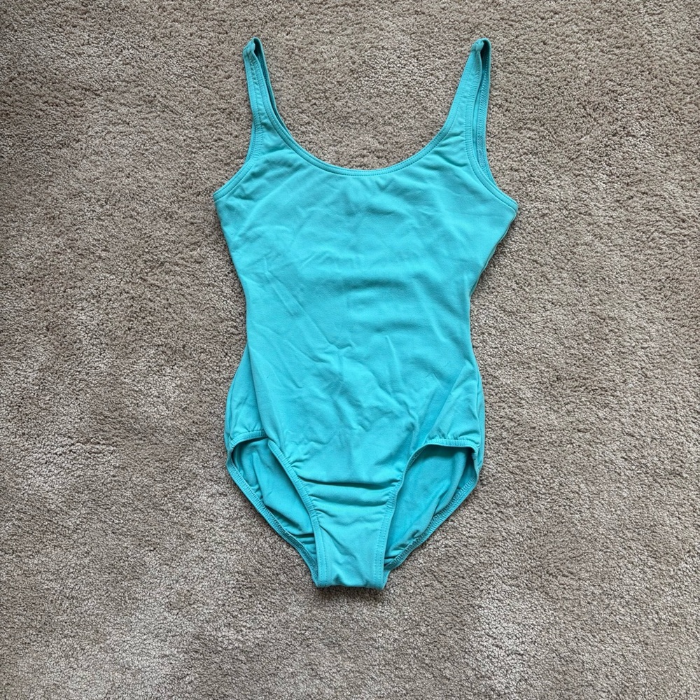 Bloch Kids Aqua Blue Dance Leotard